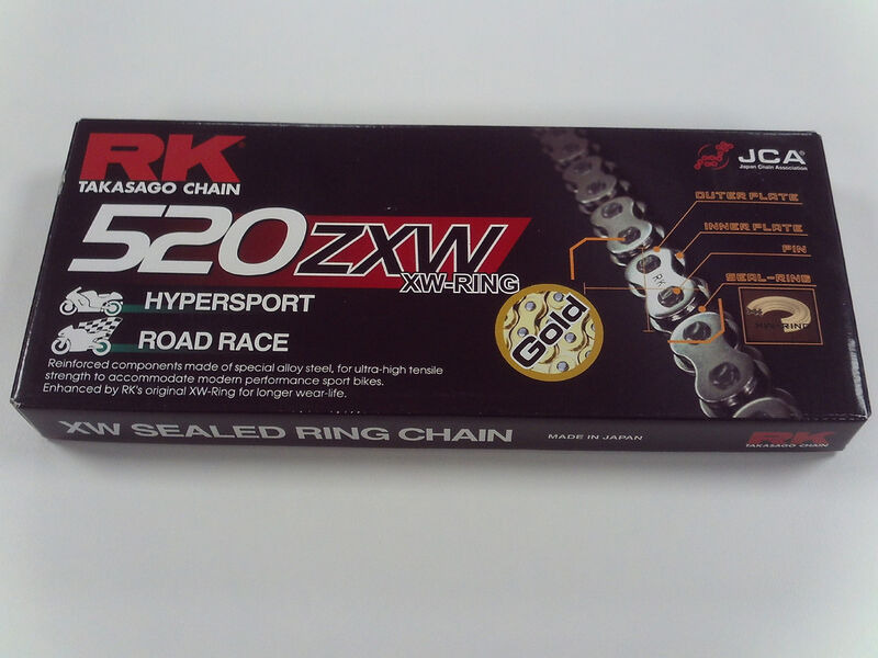 RK CHAINS GB520 ZXW X 112 CHAIN GOLD [XW] click to zoom image