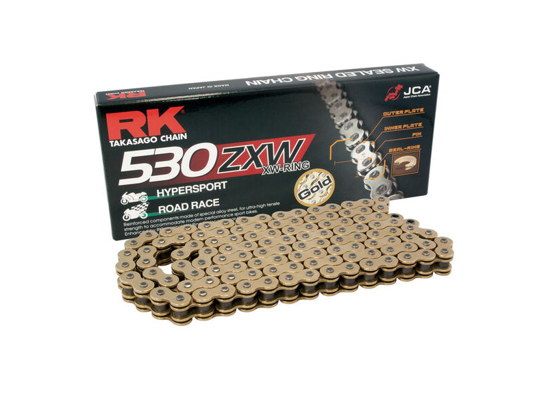 RK CHAINS GB530ZXW X 110 CHAIN GOLD [XW] click to zoom image