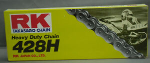 RK CHAINS 428H X 100FT CHAIN [2400 LINKS] 