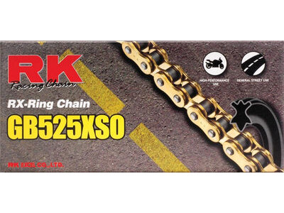 RK CHAINS GB525XSO X 106 CHAIN GOLD [RX]