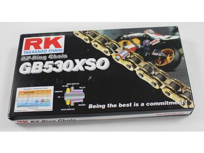 RK CHAINS GB530XSO/Z1 X 106 CHAIN GOLD [RX]