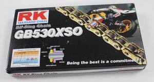 RK CHAINS GB530XSO/Z1 X 106 CHAIN GOLD [RX] 