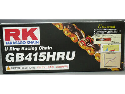 RK CHAINS Chain GB415HRU Gold For 50-125cc & Moto3