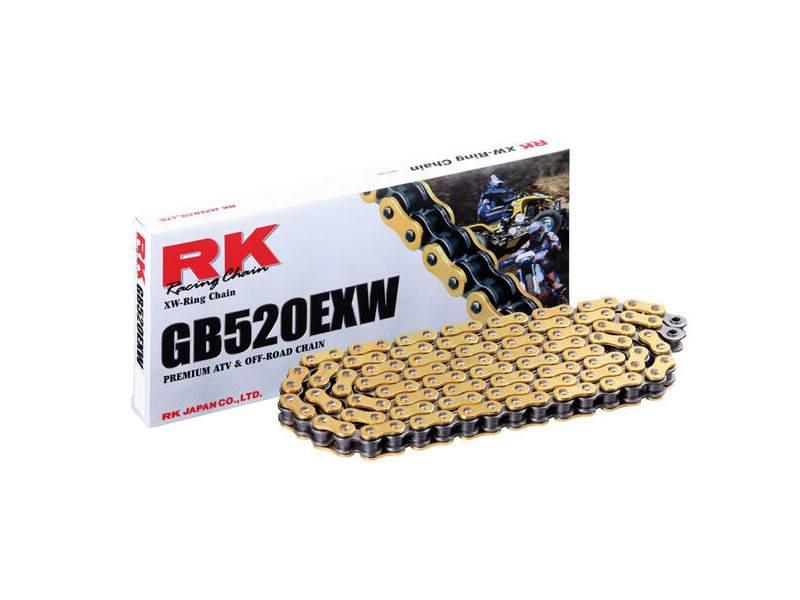 RK CHAINS GB520EXW X 108 CHAIN GOLD [XW] click to zoom image