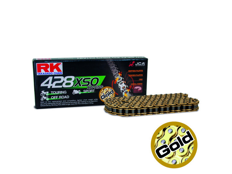 RK CHAINS GB428XSO-110L XW-Ring Gold Chain click to zoom image