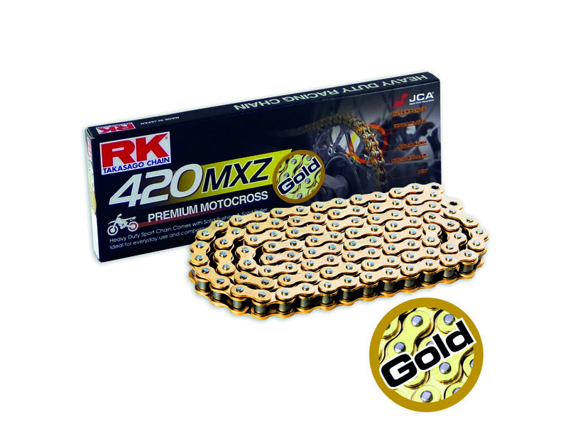 RK CHAINS GB420MXZ-98L Gold Chain click to zoom image