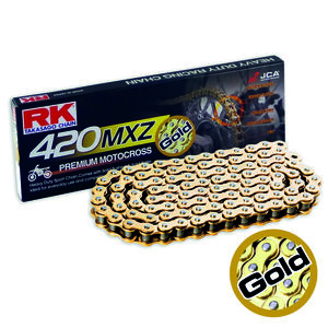 RK CHAINS GB420MXZ-98L Gold Chain 