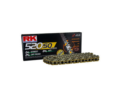 RK CHAINS GB520SO-120 Gold O-Ring Chain with rivet link
