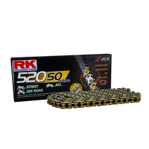 RK CHAINS GB520SO-120 Gold O-Ring Chain with rivet link 
