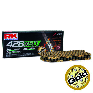 RK CHAINS GB428XSO-118 Gold XW-Ring Chain 