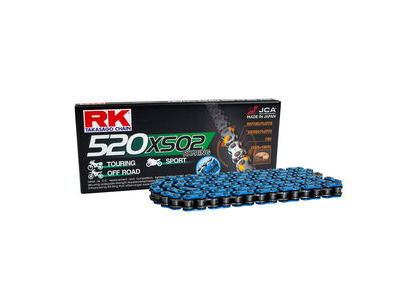 RK CHAINS BB520XSO2-120 Blue RX-Ring Chain