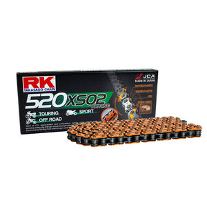 RK CHAINS DD520XSO2-120 Orange RX-Ring Chain 