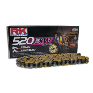 RK CHAINS GB520EXW-100 Gold XW-Ring Chain 