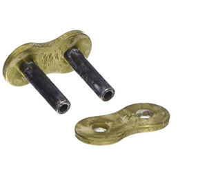 RK CHAINS CON LINK 520EXW-CLF RIVET LINK GOLD - FACTORY RACING ATV 