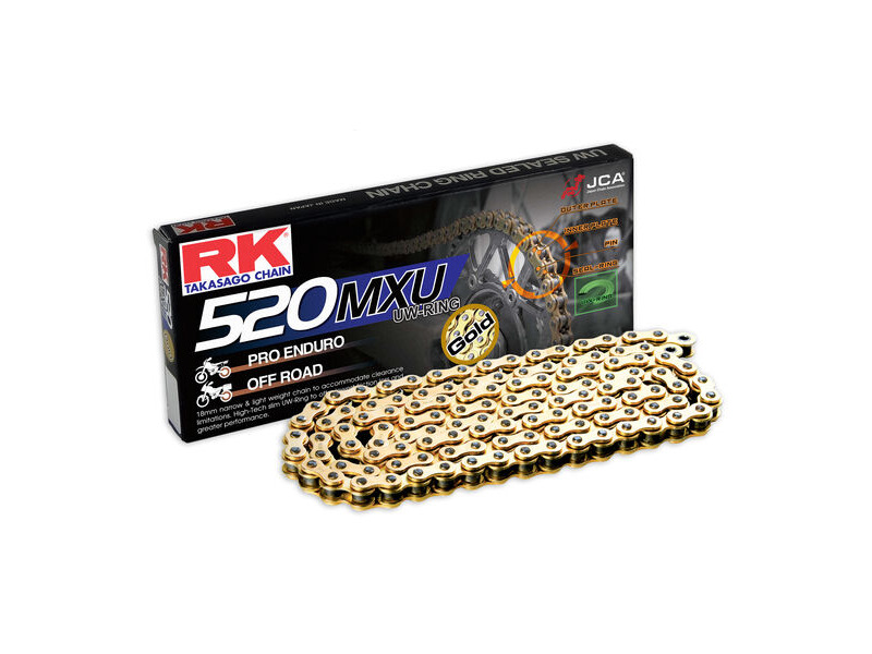 RK CHAINS GB520MXU-120 Gold UW-Ring Chain click to zoom image