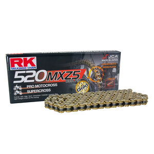 RK CHAINS GB520MXZ5-114 Gold Pro MX Chain 