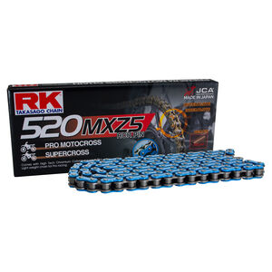 RK CHAINS BB520MXZ5-120 Blue Pro MX Chain 
