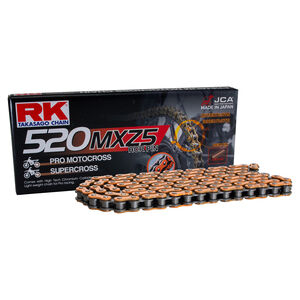 RK CHAINS DD520MXZ5-120 Orange Pro MX Chain 