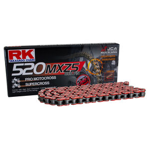 RK CHAINS RR520MXZ5-120 Red Pro MX Chain 