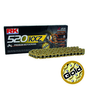 RK CHAINS GB520KXZ-120 Gold Premium MX Chain 