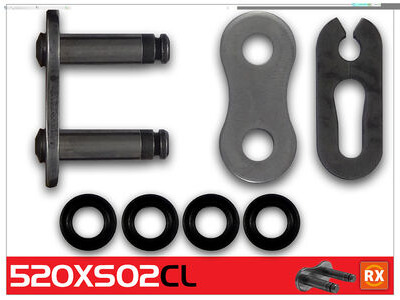 RK CHAINS 520XSO2-CL RX-Ring Con Clip Link