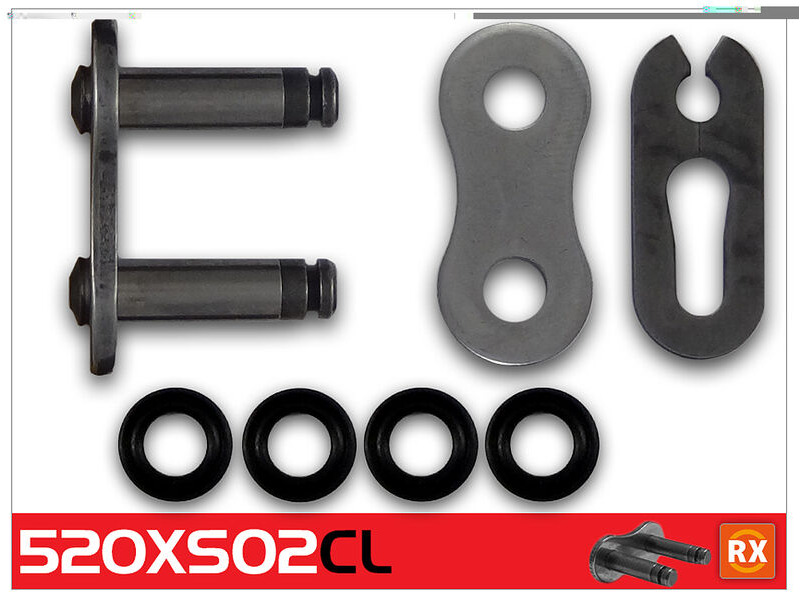 RK CHAINS 520XSO2-CL RX-Ring Con Clip Link click to zoom image