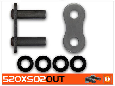 RK CHAINS 520XSO2-CLF RX-Ring Con Rivet Link