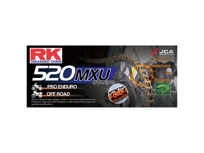 RK CHAINS DD520MXU-120 Orange UW-Ring Chain