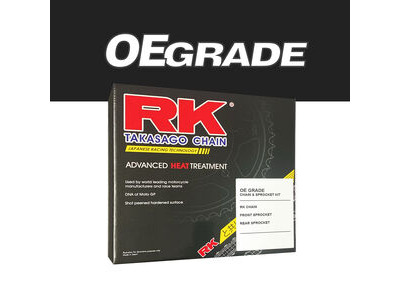 RK CHAINS Standard Kit HM Italia CRM 125 Derapage / Competition 2T (2011-2015)