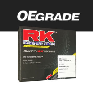 RK CHAINS Standard Kit HM Italia CRM 125 Derapage / Competition 2T (2011-2015) 