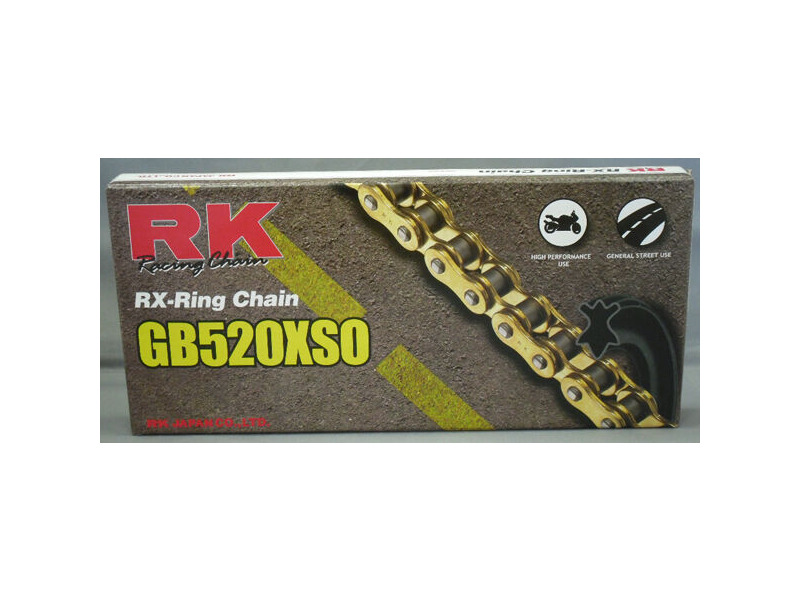 RK CHAINS GB520XSO/Z1 X 116 CHAIN GOLD [RX] click to zoom image