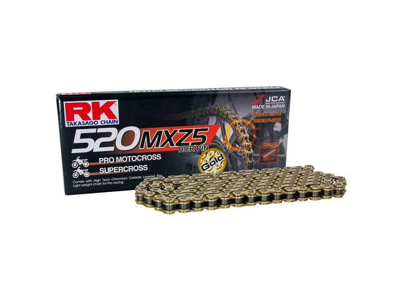 RK CHAINS GB520MXZ5 X 116 CHAIN GOLD click to zoom image