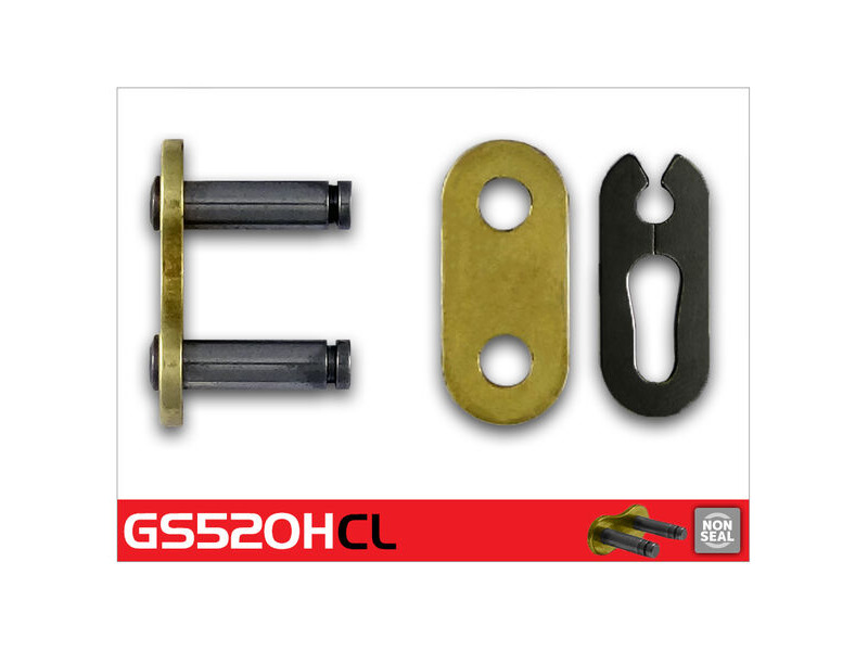 RK CHAINS GS520H-CL Gold Heavy Duty Con Clip Link click to zoom image