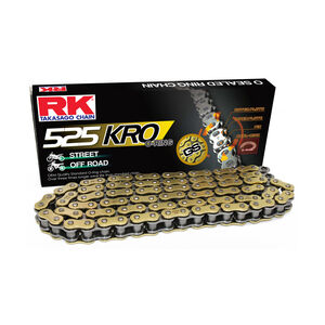 RK CHAINS GS525KRO-124 Gold O-Ring Chain 