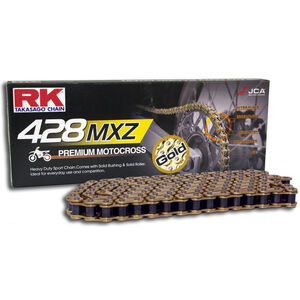 RK CHAINS GB428MXZ4-118 Gold Pro MX Chain 