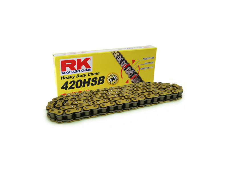 RK CHAINS GS420HSB-112 Gold Heavy Duty Chain click to zoom image