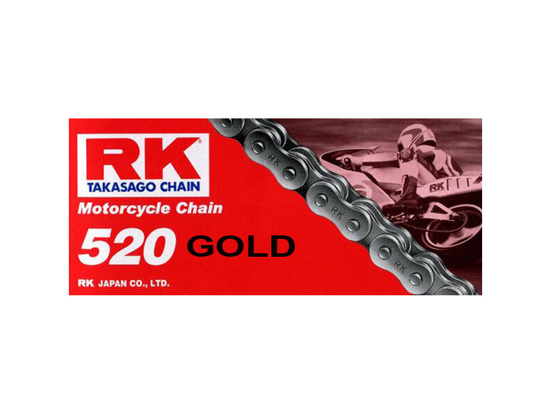 RK CHAINS GS520-120 Gold Chain click to zoom image