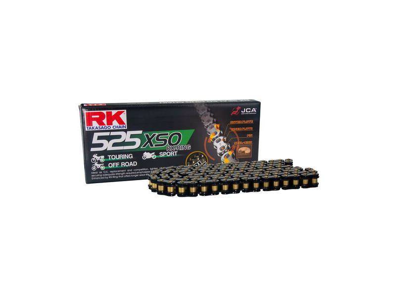 RK CHAINS BL525XSO-118 Black Scale RX-Ring Chain click to zoom image