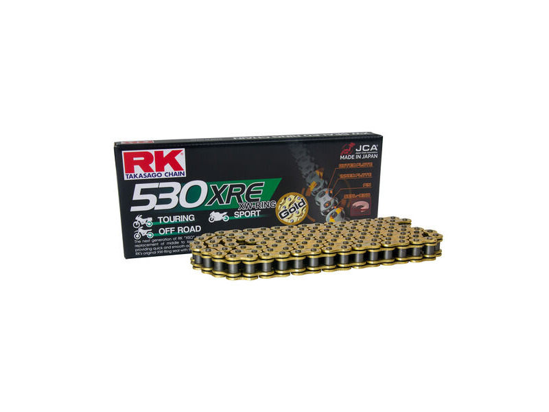 RK CHAINS GB530XRE-62 Gold XW-Ring Chain click to zoom image