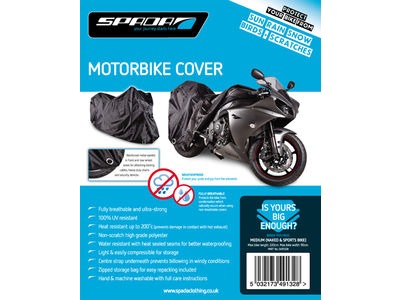SPADA Motorcycle Cover-Medium [Nakeds & Sports Bikes]
