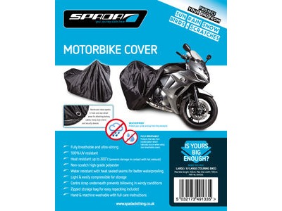 SPADA Motorcycle Cover-Large/X-L [Touring Bikes No Luggage]