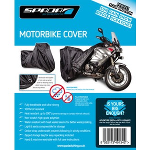 SPADA Motorcycle Cover-Adventure [800cc+ c/w Luggage] 