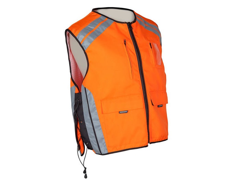 SPADA HI-VIZ Waistcoat with Pockets EN471 Orange M/L click to zoom image