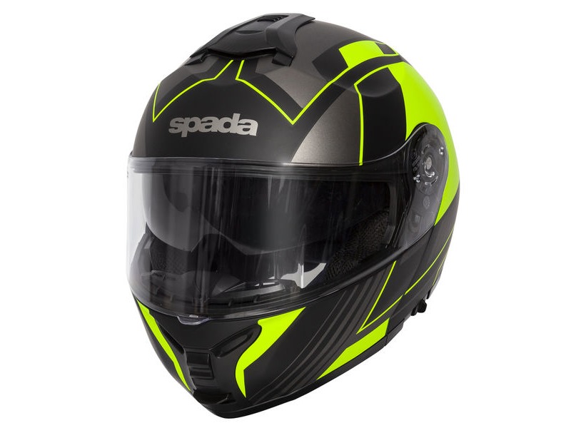 SPADA Helmet Orion Whip Matt Black/Flo click to zoom image