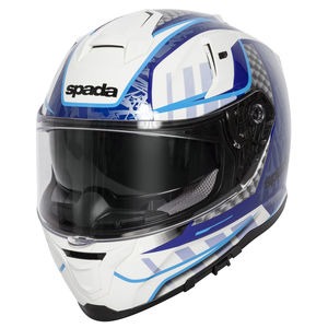 SPADA Helmet SP1 Raptor White/Blue 