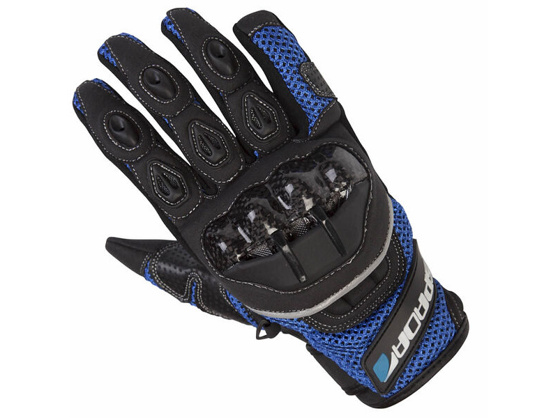 SPADA Textile Gloves CE MX-Air Blue click to zoom image
