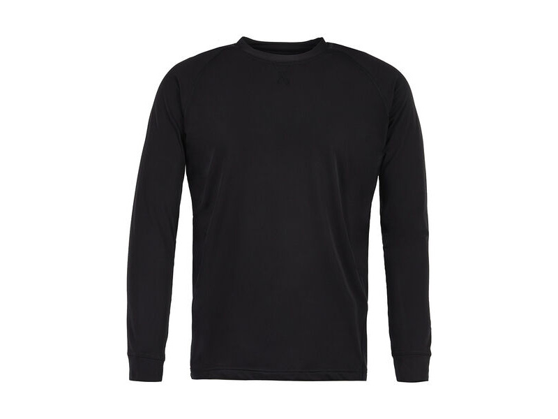 SPADA Crucible Baselayer Crew Long Sleeve Black/Petrol click to zoom image