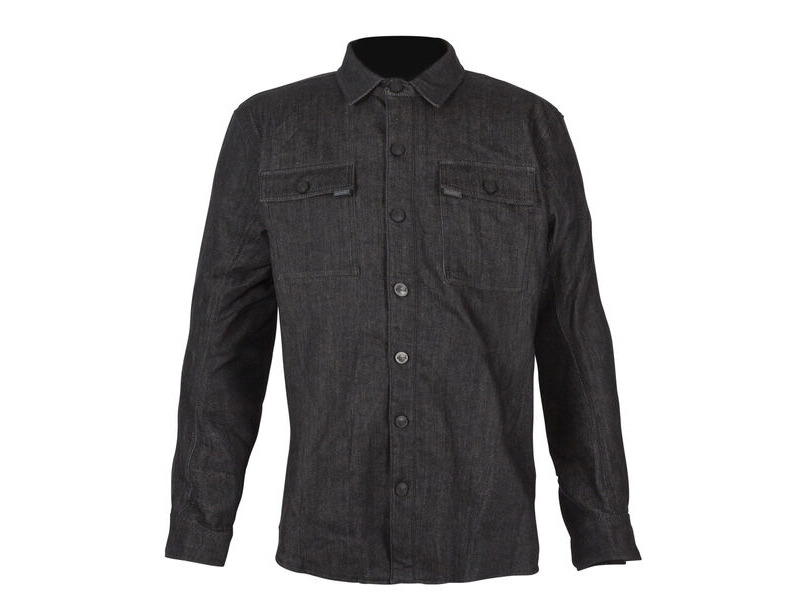 SPADA Textile Shacket Vermont CE Denim Charcoal click to zoom image