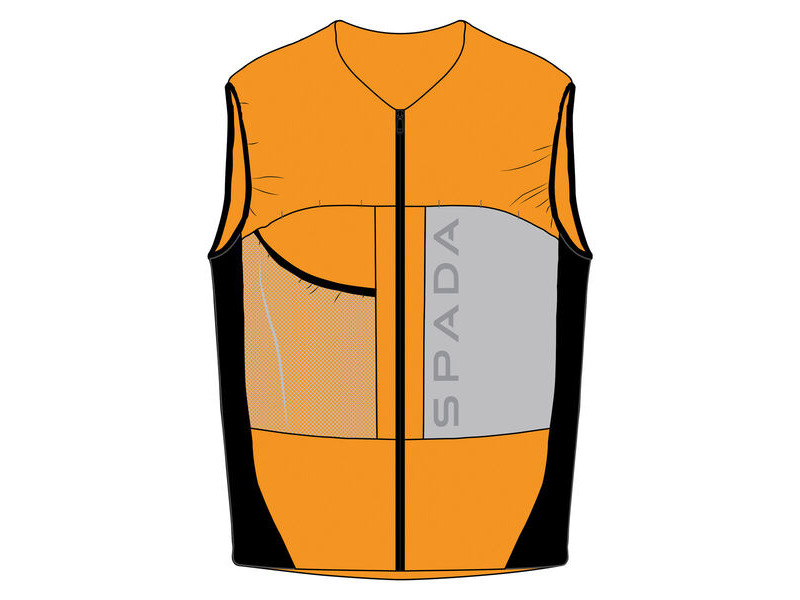 SPADA Spark Hi-Vis Vest Orange click to zoom image