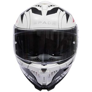 SPADA SP18 Strike White/Black/Red Helmet click to zoom image